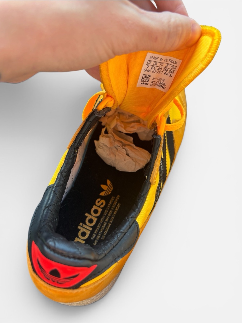 Adidas Originals New York “Taxi” FZ0738 Terrace Runner Sneaker Men’s 7/Women’s 8 - Picture 7 of 9